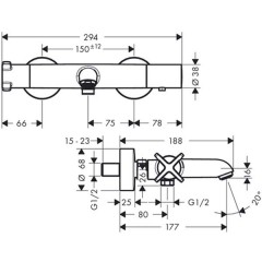 Смеситель Hansgrohe Axor Citterio E 36140000