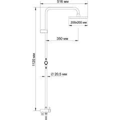 Душевая система WasserKRAFT A040