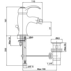 Смеситель Caprigo Maggiore 11-030