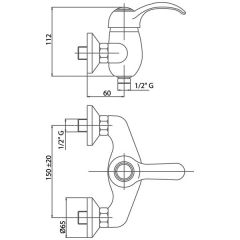 Смеситель Caprigo Maggiore 11-016