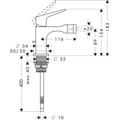 Смеситель Hansgrohe Axor Citterio M 34210000