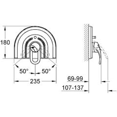 Смеситель Grohe Chiara 19530RR0