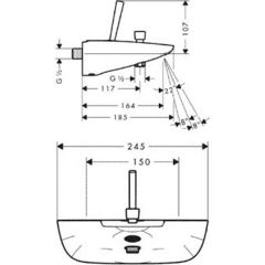 Смеситель Hansgrohe PuraVida 15472000