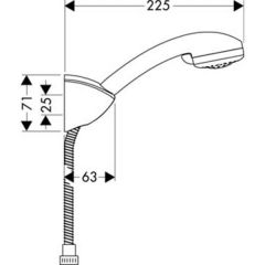 Душевая система Hansgrohe Croma Variojet 27547000