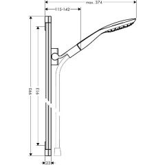 Душевая система Hansgrohe PuraVida 27853400