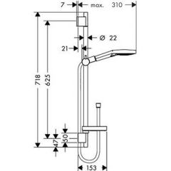 Душевая система Hansgrohe Raindance Select 26630400