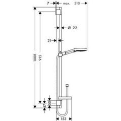 Душевая система Hansgrohe Raindance Select 26631000