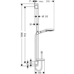 Душевая система Hansgrohe Raindance Select 26631400