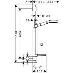 Душевая система Hansgrohe Raindance Select E120 26620000