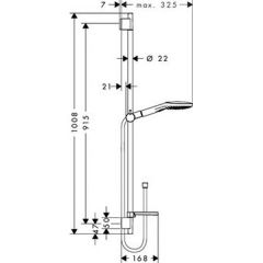 Душевая система Hansgrohe Raindance Select E120 26621000