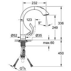 Смеситель Grohe K4 33782SD0