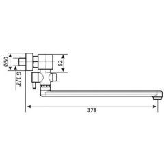 Смеситель Gro Welle Dusches DUS722