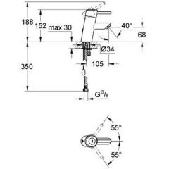 Смеситель Grohe Concetto 32206001