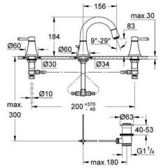 Смеситель Grohe Grandera 20417000