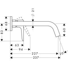 Смеситель Hansgrohe Axor Citterio M 34116000