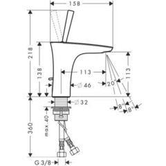 Смеситель Hansgrohe PuraVida 15074400