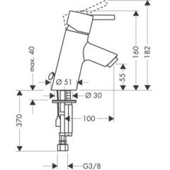 Смеситель Hansgrohe Talis S 32028000