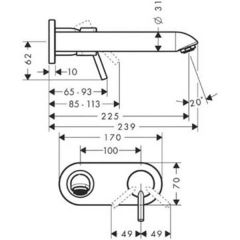 Смеситель Hansgrohe Talis S2 31611000