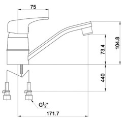 Смеситель Timo Standart 1931F new