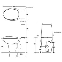 Унитаз Hidra Ceramica Tao