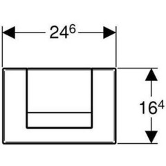Кнопка Geberit Tango 115.760.46.1