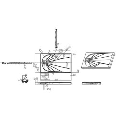 Поддон акриловый Sturm Dw Klima DW-KLIM1308-RWT1380x850x80 правый