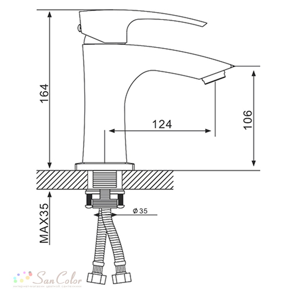 Смеситель Gappo g1007-8