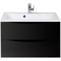 Тумба под раковину BelBagno Marino 75 nero lucido MARINO-750-2C-SO-NL-P