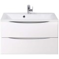 Тумба под раковину BelBagno Marino 80 bianco lucido MARINO-800-2C-SO-BL-P