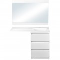 Комплект мебели Style Line ElFante Даллас 120 напольный белый (3 ящика) R