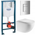 Инсталляция Grohe Solido 38811000 + унитаз Teymi Lina S T40102 безободковый с сиденьем